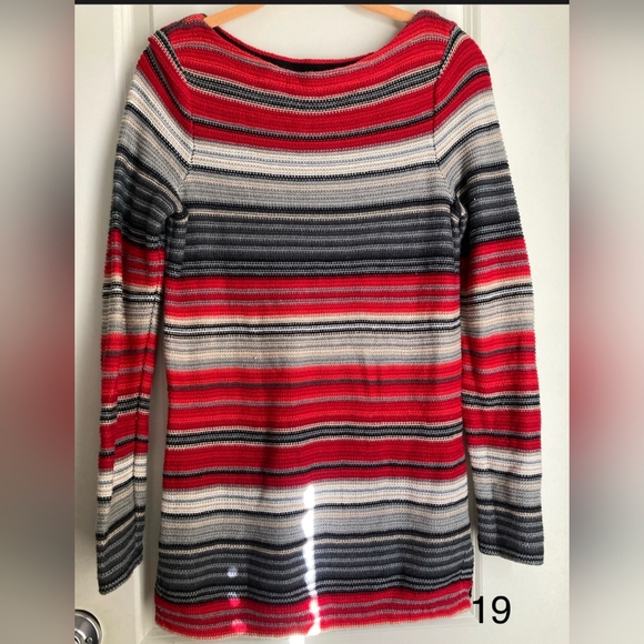 Lauren Ralph lauren womens sweaterskirt sz M nordic boho goth casual hiking SkuS - Picture 12 of 16